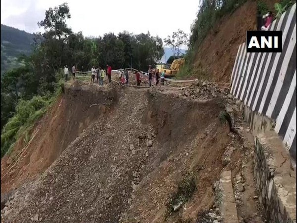 Visual of the landslide (Photo/ANI)