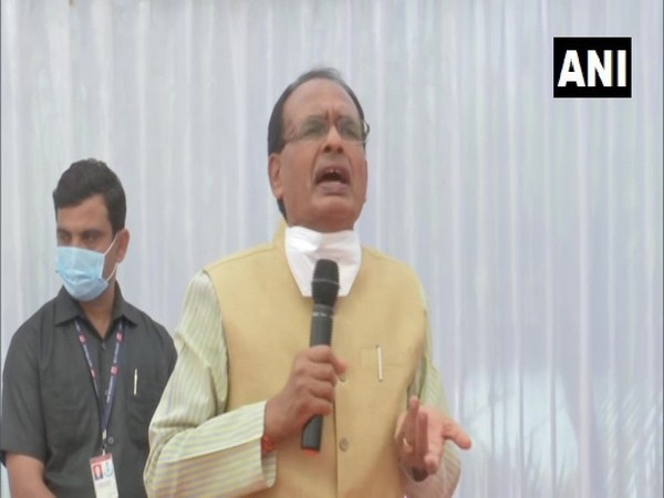 Madhya Pradesh Chief Minister Shivraj Singh Chouhan at Anuppur (Photo/ANI)