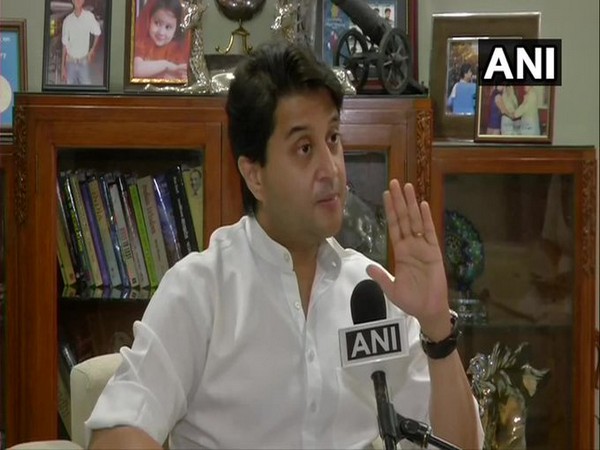 Bharatiya Janata Party (BJP) leader Jyotiraditya Scindia. (Photo/ANI)