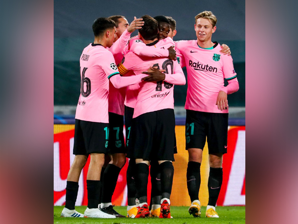 Barcelona players (Photo/ Barcelona Twitter) 