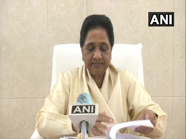 Bahujan Samaj Party chief Mayawati speaking to ANI. (Photo/ANI)