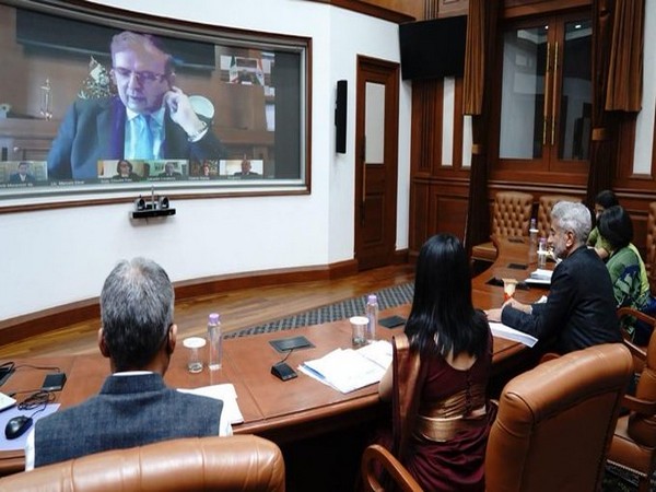 External Affairs Minister S Jaishankar held eighth India-Mexico Joint Commission Meeting with his Mexican counterpart Marcelo Ebrard C. (Twitter/S Jaishankar)