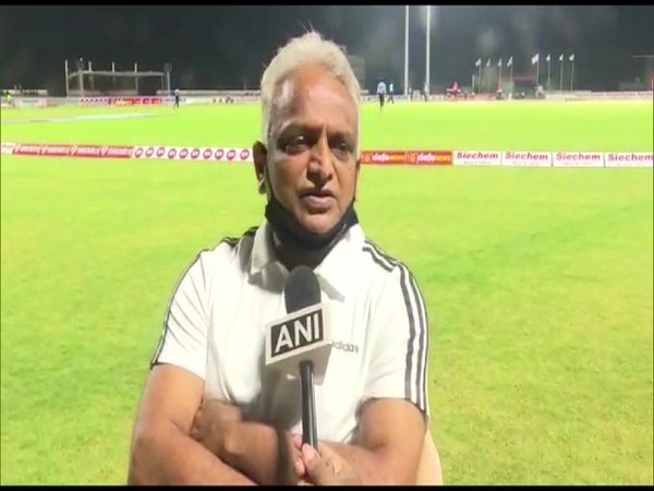 Puducherry Sports Minister Malladi Krishna Rao speaking to ANI. Photo/ANI