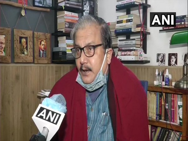 Senior Rashtriya Janata Dal (RJD) leader Manoj Jha speaking to ANI on Sunday. (Photo/ANI)