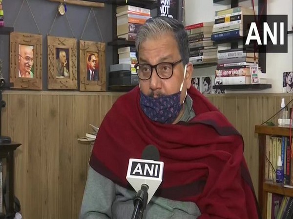 RJD leader Manoj Jha speaking to ANI in New Delhi on Monday. Photo/ANI