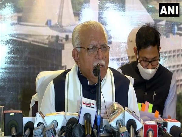 Haryana Chief Minister Manohar Lal Khattar. (Photo/ANI)