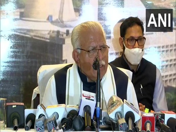 Haryana Chief Minister Manohar Lal Khattar (Photo/ANI)