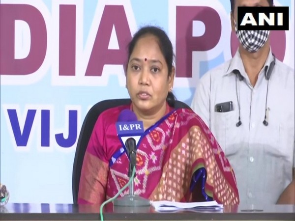 Andhra Pradesh Home Minister Mekathoti Sucharitha. (Photo/ANI)