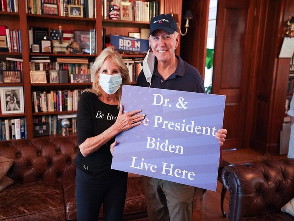 Joe and Jill Biden (Credit: Dr. Jill Biden/Twitter)