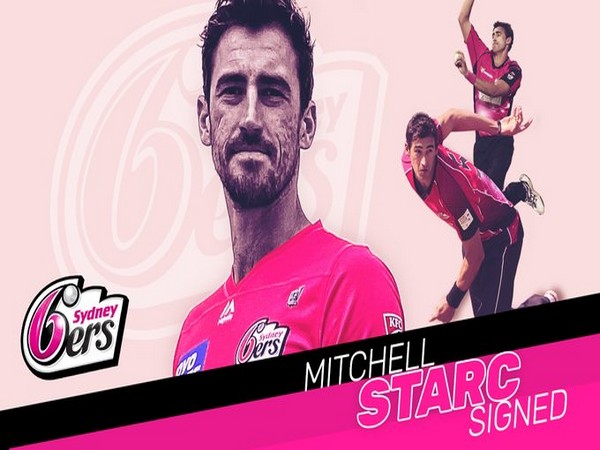 Pacer Mitchell Starc (Photo/ Sydney Sixers Twitter)