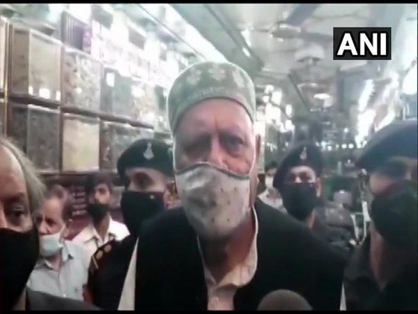 National Conference leader Farooq Abdullah speaks to reporters in Kathua on Monday. (Photo/ANI)