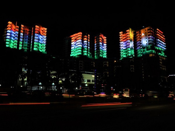 Embassy pays a tribute on Republic Day by lighting Embassy Lake Terraces in the Indian Tricolour