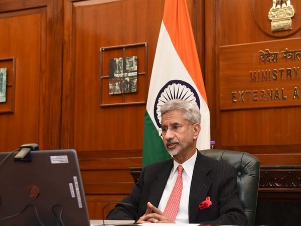 External Affairs Minister S Jaishankar speaking during the virtual Asian Leadership Conference 2020 on Wednesday. (Photo credit: Twitter/S Jaishankar)