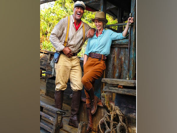 Actors Dwayne Johnson and Emily Blunt (Image Source: Instagram)