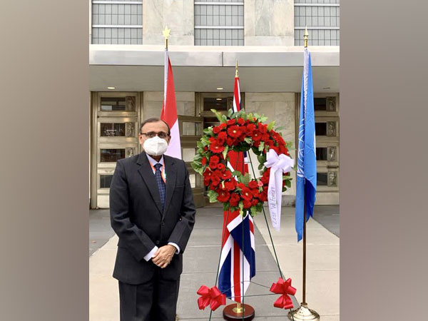 Permanent Representative to the United Nations TS Tirumurti at UN in New York. (Photo credit: Twitter/TS Tirumurti)