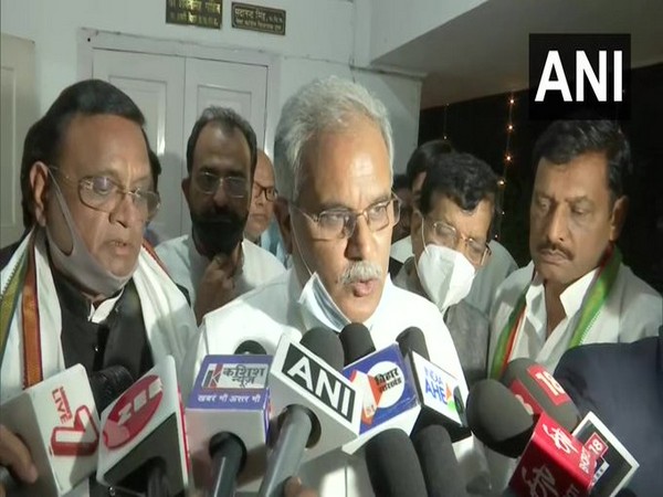 Chhattisgarh Chief Minister and Congress leader Bhupesh Baghel (Photo/ANI)