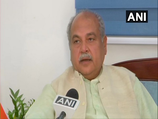Union Agriculture Minister Narendra Singh Tomar in conversation with ANI on Saturday. (Photo/ANI)