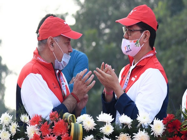 Delhi Deputy CM Manish Sisodia with Kiren Rijiju (Photo/ Kiren Rijiju Twitter) 
