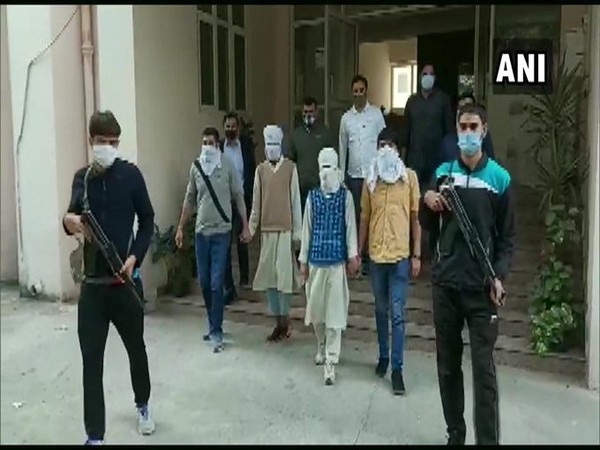 Two suspected terrorists - residents of Jammu and Kashmir - were arrested last night by Delhi Police Special Cell (Photo/ANI)