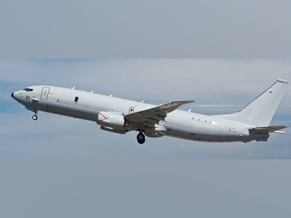A picture of P-8I surveillance plane. Photo/ANI