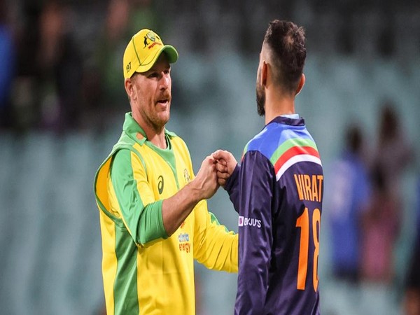 Aaron Finch and Virat Kohli (Photo/ ICC Twitter)
