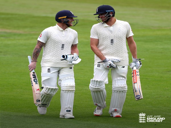 Ben Stokes and Dom Sibley (Photo/England Cricket Twitter)