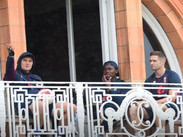 Day one of the second Ashes Test match got abandoned due to rain here at Lord's on Wednesday. (Photo/ England Cricket Twitter)