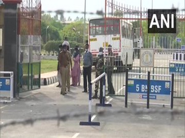 Visual from Attari-Wagah border (Photo/ANI)