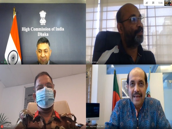 Indian envoy Vikram Doraiswami with speakers including Atiqul Islam, Mayor of Dhaka North City Corporation, discussing several aspects of city management. (Photo credit: Twitter/India in Bangladesh)