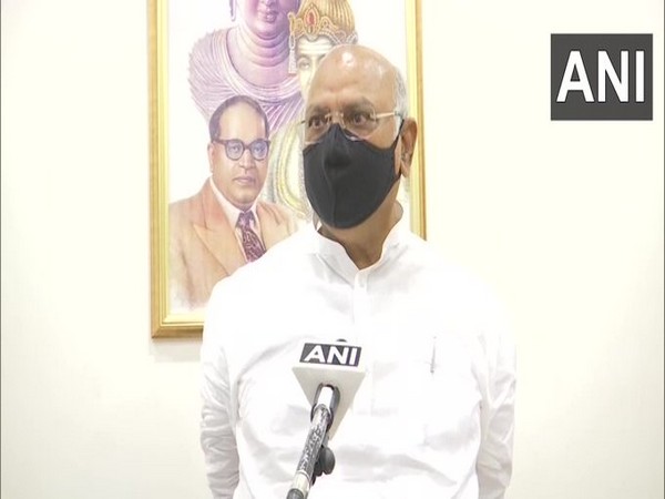 Congress MP and former leader of the party in Lok Sabha Mallikarjun Kharge speaking to ANI on Wednesday. (Photo/ANI) 