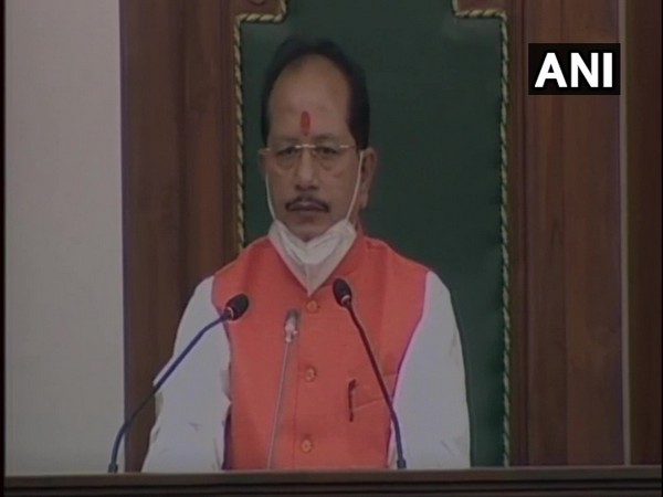 Bihar Assembly's newly-elected Speaker Vijay Sinha. [Photo/ANI]