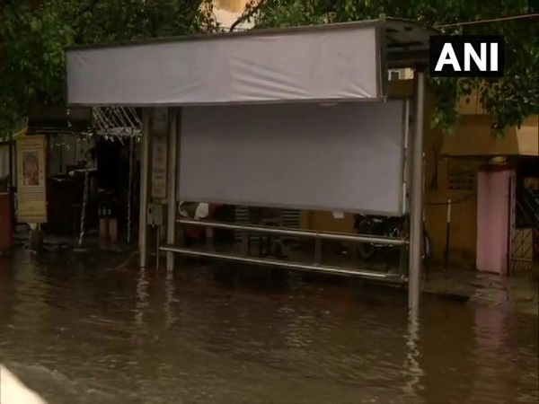 Waterlogging in Chennai due to incessant rain. (Photo/ANI)