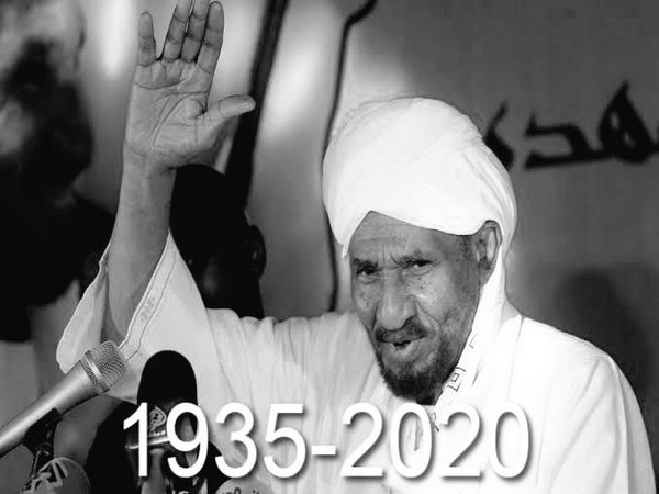 Former Sudanese Prime Minister and the head of the opposition National Umma Party, Sadiq Mahdi.