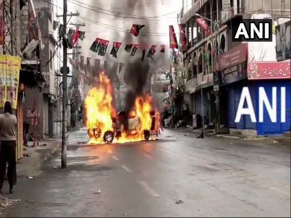 The protesters burnt tyres and blocked the roads to show their anger and frustration.