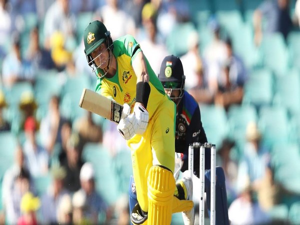 Steve Smith plays a shot during his knock of 105 on Friday (Photo: ICC Twitter)
