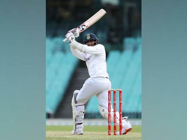 Jasprit Bumrah plays a shot during his unbeaten knock of 55 (Photo: BCCI twitter)