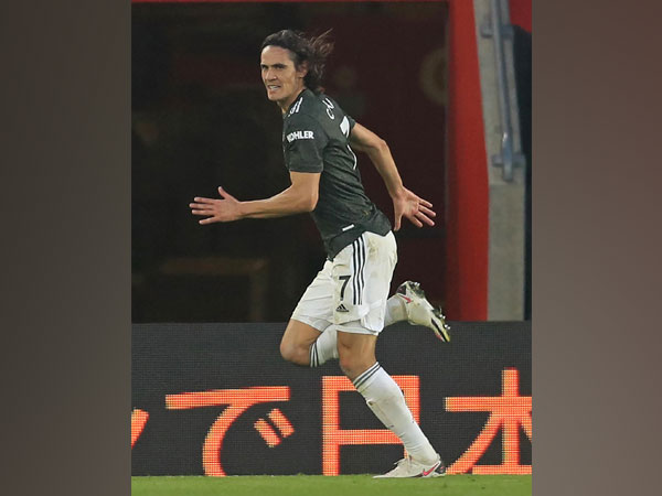 Manchester United's Edinson Cavani (Photo/ Premier League Twitter)