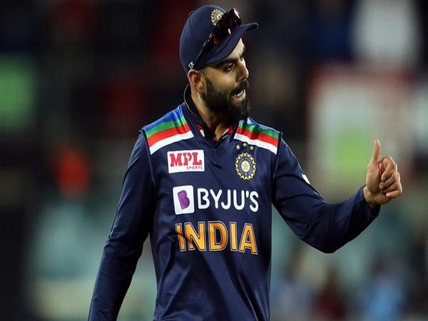 Indian skipper Virat Kohli in action against Australia (Photo/ ICC Twitter)