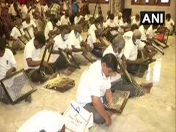 Visually challenged persons from Chennai attempted the UNICO Book Of World Records