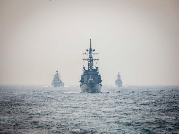 On November 20, India, US, Japan, and Australia concluded 24th edition of the Malabar series of multilateral naval exercises. (Twitter/Kenneth Juster)