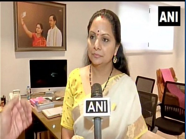 TRS leader K Kavitha (Photo/ANI)