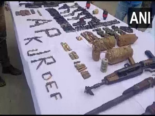 In a joint operation, security forces seized a huge cache of arms and ammunition in Kokrajhar (Photo/ANI)