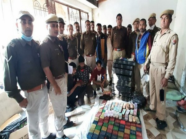 Nagaon Police team seized 2.076 Kg of suspected to be Heroin (Photo/ANI)