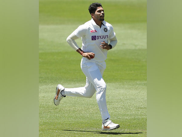 Pacer Umesh Yadav in action against Australia A (Photo/ BCCI Twitter)