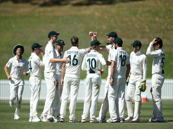 Australia A in three-day practice game against India A. (Photo/ cricket.com.au Twitter)