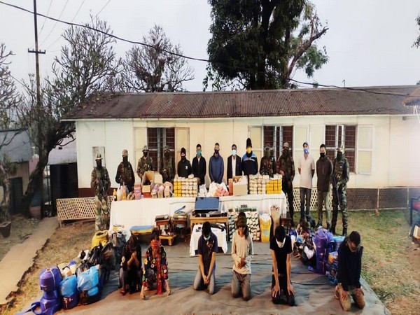 Assam Rifles personnel apprehended six individuals for trafficking narcotic substances