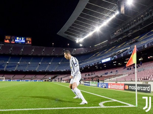 Juventus' Ronaldo in action against Barcelona (Photo/ Juventus FC Twitter)