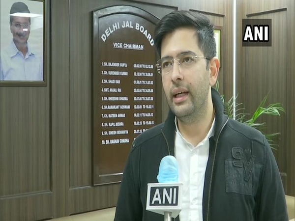 Raghav Chadha, Aam Aadmi Party (AAP) leader speaking to ANI (Photo/ANI)