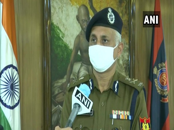 Delhi Police Commissioner SN Srivastava in conversation with ANI. 