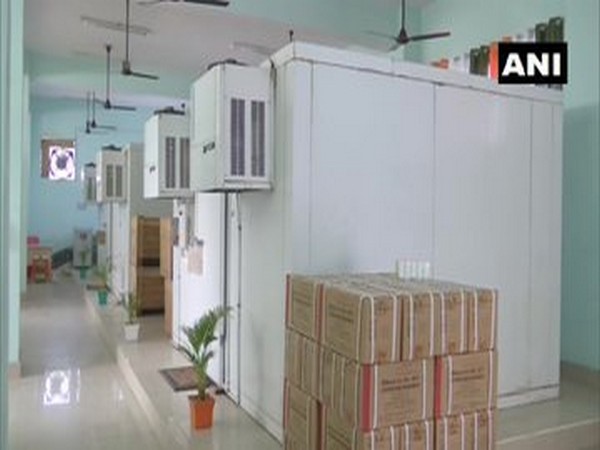 Visual from vaccine storage centre in Patna's Nalanda Medical College and Hospital. (Photo/ANI)